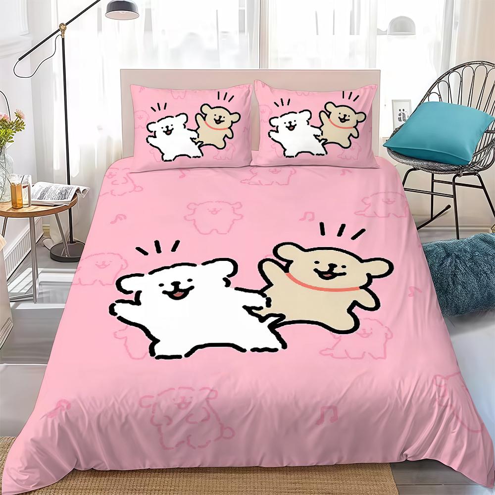 Cute line dog Duvet Cover Set Home Style Bedding Soft Laundry Cotton Bed 3 Piece Set Student Dormitory Gift 135x200cm
Cute line dog Duvet Cover Set Home Style Bedding Soft Laundry Cotton Bed 3 Piece Set Student Dormitory Gift 135x200cm