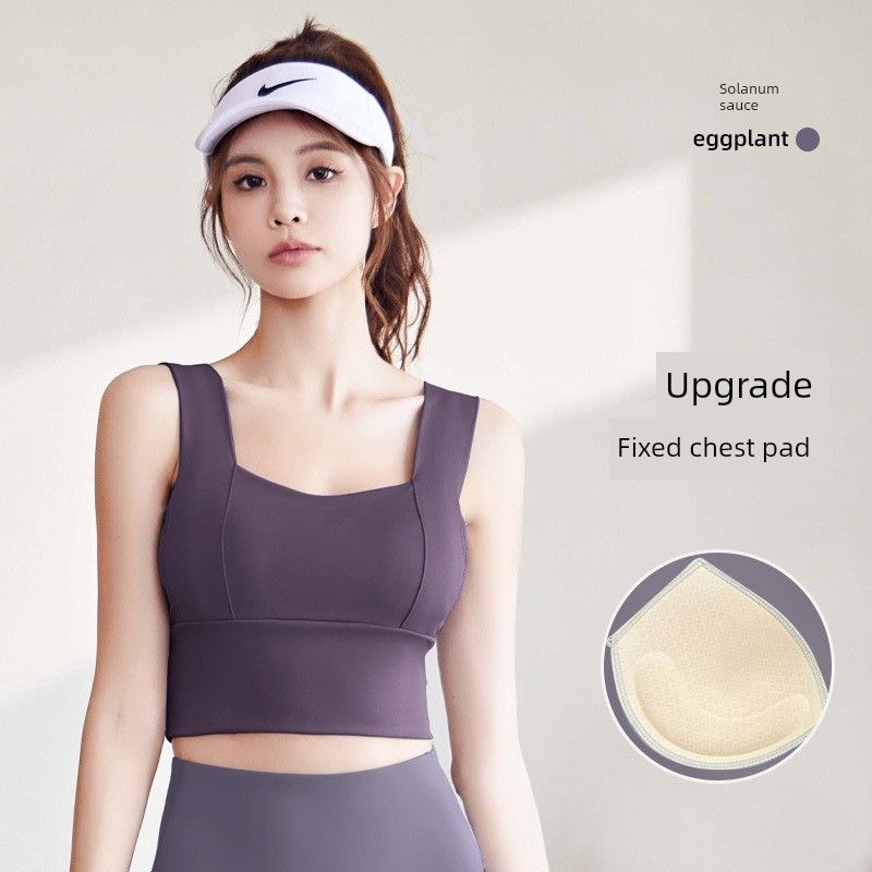 2026 Summer New European and American Style Sports Bra Yoga Beauty Back Cross Strap Shockproof Gathered Shaping Sports Fitness Bra Upgraded Sauce Eggplant Purple XXL
2026 Summer New European and American Style Sports Bra Yoga Beauty Back Cross Strap Shockproof Gathered Shaping Sports Fitness Bra Upgraded Sauce Eggplant Purple XXL
