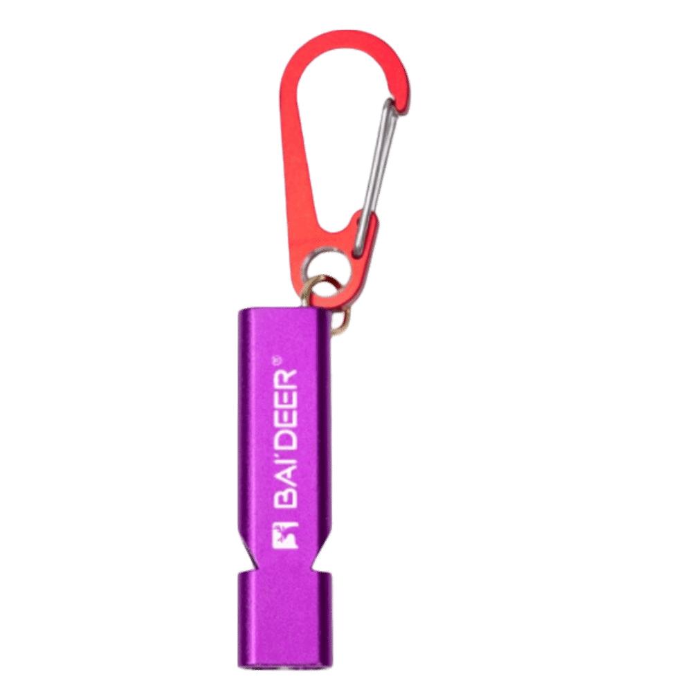 Loud High Decibel Whistle Portable Double-tube Whistle Keychain Survival Whistle Hiking фіолетовий
Loud High Decibel Whistle Portable Double-tube Whistle Keychain Survival Whistle Hiking фіолетовий