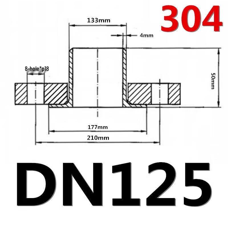 304 Stainless Steel Butt-Weld Loose Flange
304 Stainless Steel Butt-Weld Loose Flange