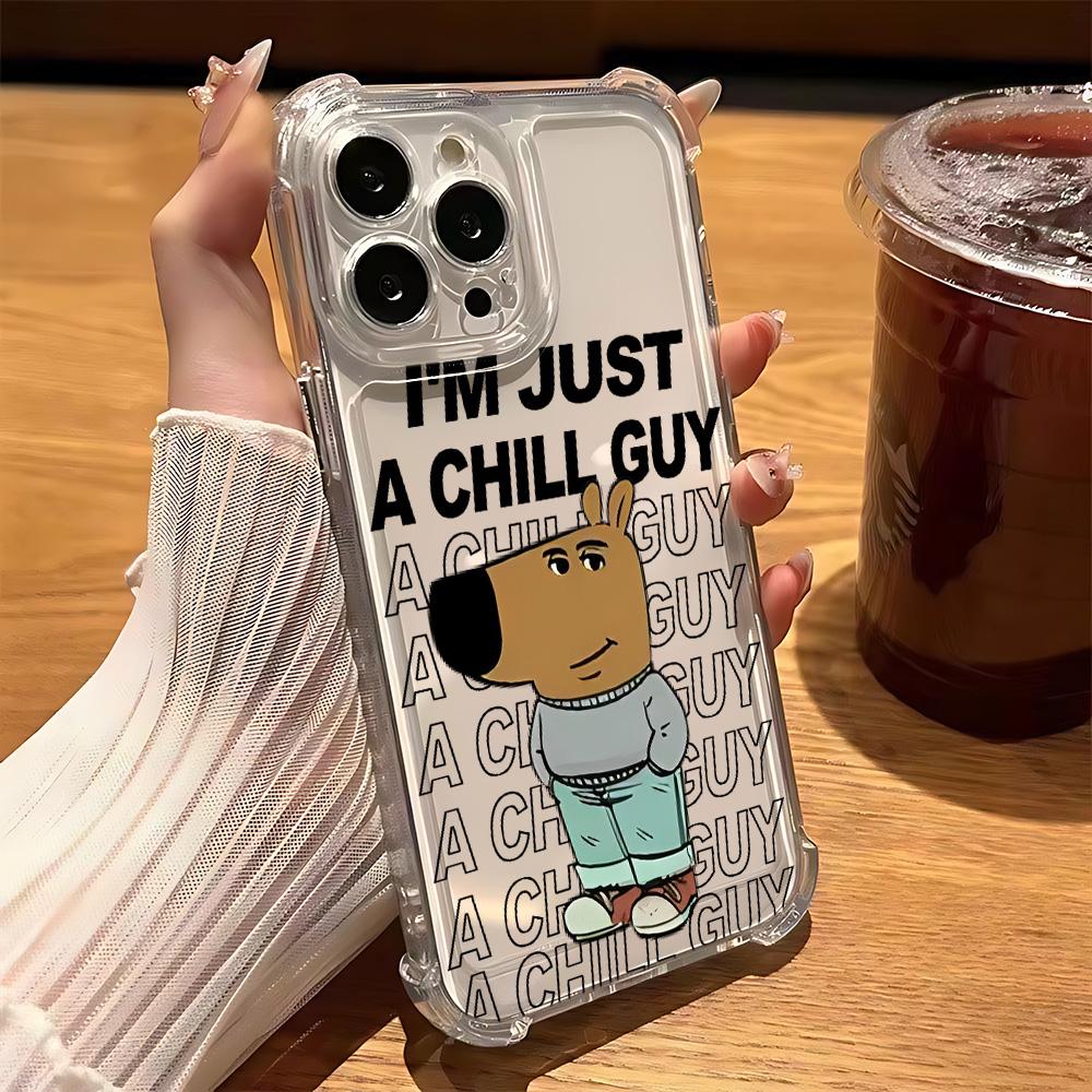 Cartoon Cute I m Just A C-Chills G-Guies Phone Case For IPhone 16 15 14 13 12 11 Mini Pro Max X XSMax 7 8 Plus Transparent Cover iPhone 7(8) Plus
Cartoon Cute I m Just A C-Chills G-Guies Phone Case For IPhone 16 15 14 13 12 11 Mini Pro Max X XSMax 7 8 Plus Transparent Cover iPhone 7(8) Plus