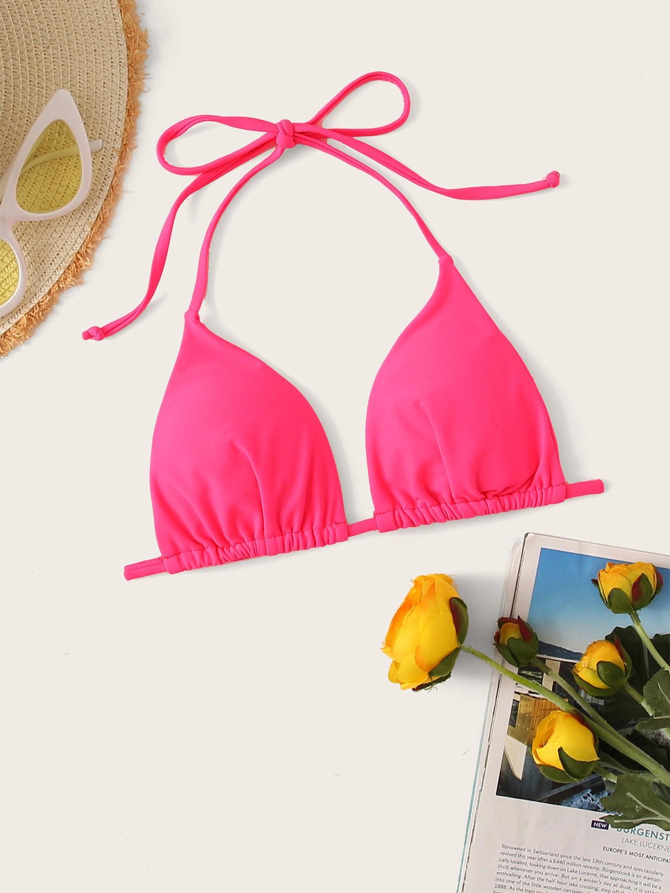 Черный Сплошной Топ Бикини на Завязках - Женская Европейская и Американская Пляжная Мода Extra Large розы красного
Черный Сплошной Топ Бикини на Завязках - Женская Европейская и Американская Пляжная Мода Extra Large розы красного