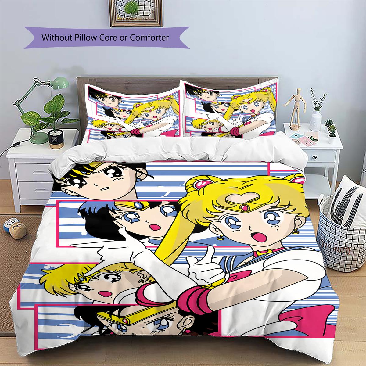 Sailor Moon Color Collage Duvet Cover & Pillowcases, Sailor Moon Fan Bedroom Bedding, Perfect Gift.chl 135x200cm
Sailor Moon Color Collage Duvet Cover & Pillowcases, Sailor Moon Fan Bedroom Bedding, Perfect Gift.chl 135x200cm