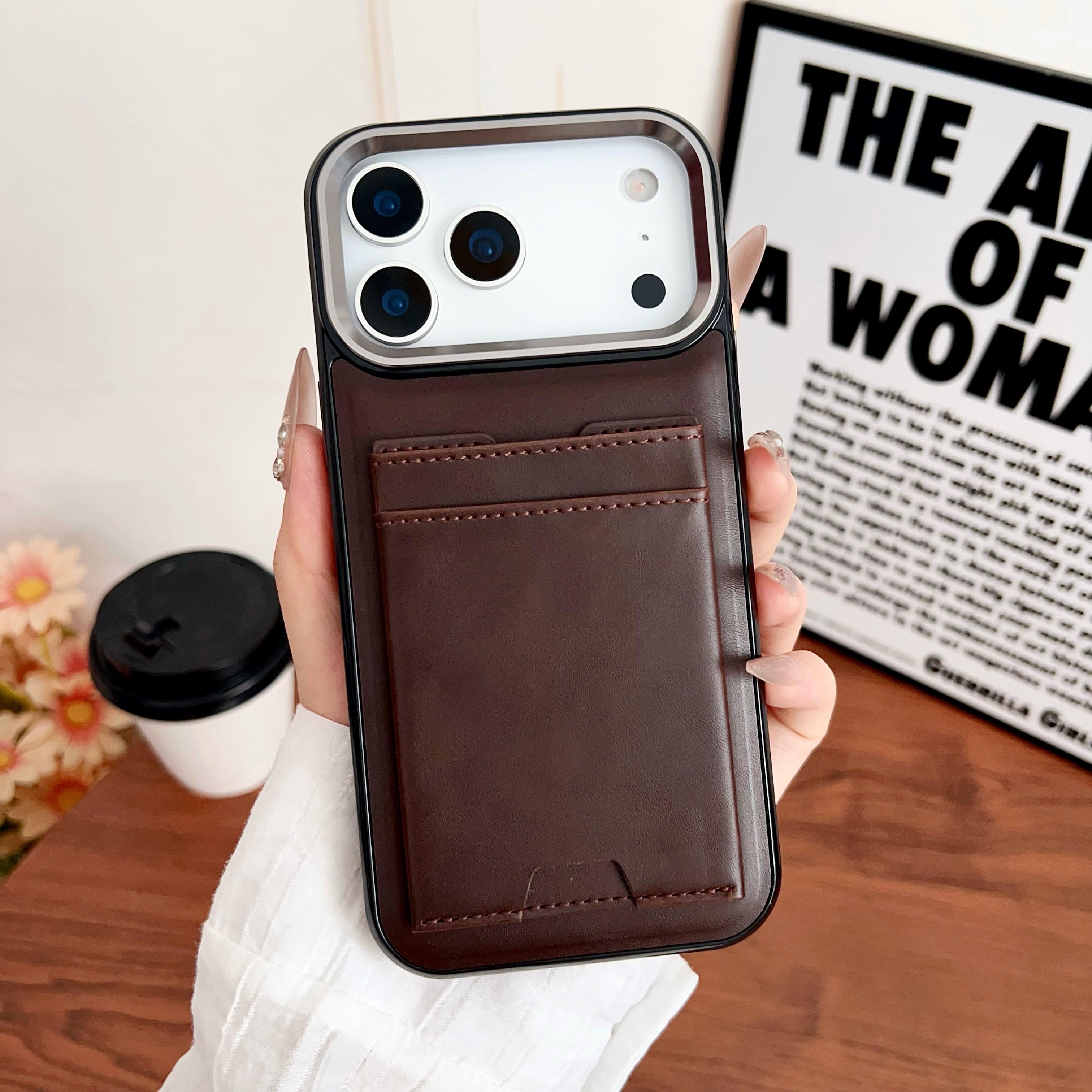 Business Leather PU Protective Case for iPhone 17 Pro Max Air 17 16 Pro 15 14 13 Card Slot w/ Metal Lens Protective Phone Cover iPhone 13 кавовий
Business Leather PU Protective Case for iPhone 17 Pro Max Air 17 16 Pro 15 14 13 Card Slot w/ Metal Lens Protective Phone Cover iPhone 13 кавовий