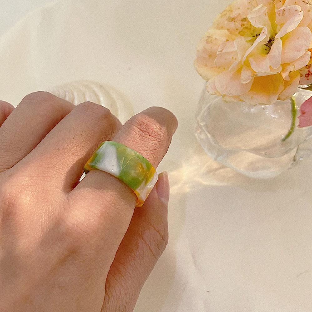 Mix Color Trendy Resin Tie-dyed Opening Finger Ring Jewelry Accessories Knuckle Ring Acrylic
Mix Color Trendy Resin Tie-dyed Opening Finger Ring Jewelry Accessories Knuckle Ring Acrylic