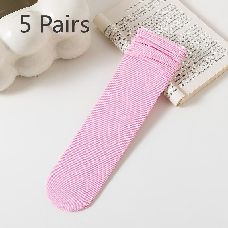 5 пар тонких чулок Ice длиной до середины голени для женщин на лето 5 Pairs розовый
5 пар тонких чулок Ice длиной до середины голени для женщин на лето 5 Pairs розовый