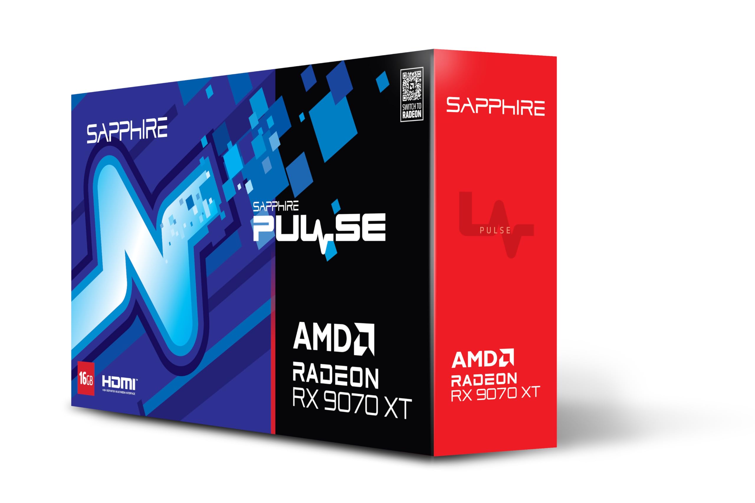 SAPPHIRE PULSE Radeon RX 9070 XT GAMING 16GB Відеокарта VD8985 11348-03-20G
SAPPHIRE PULSE Radeon RX 9070 XT GAMING 16GB Відеокарта VD8985 11348-03-20G