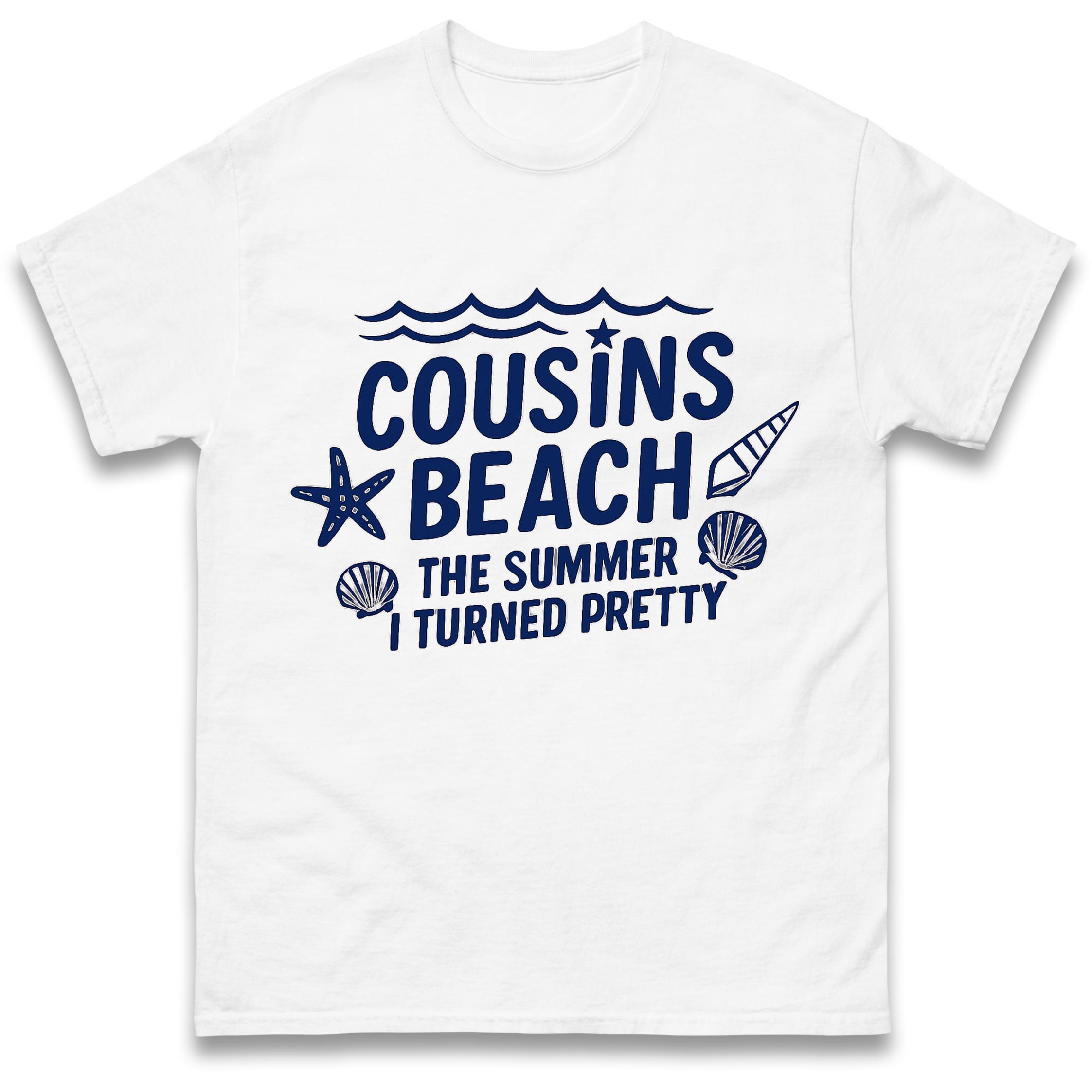 Cousins Beach The Summer I Turned Pretty T-Shirt Tshirt Mens Womens Tops Unisex Tees 100% Cotton S
Cousins Beach The Summer I Turned Pretty T-Shirt Tshirt Mens Womens Tops Unisex Tees 100% Cotton S