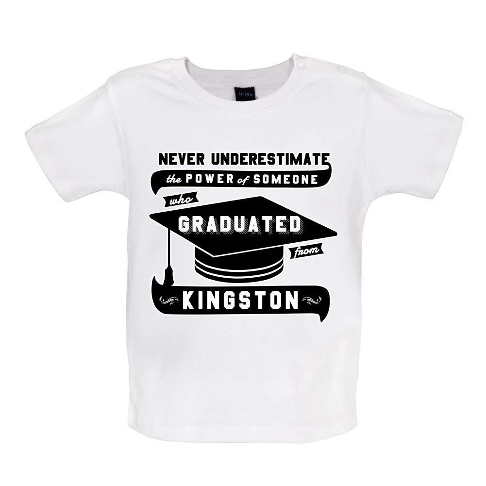 Kingston Graduate - Детская унисекс футболка / боди для мальчиков и девочек - Студент-выпускник ВУЗа Университет 120
Kingston Graduate - Детская унисекс футболка / боди для мальчиков и девочек - Студент-выпускник ВУЗа Университет 120