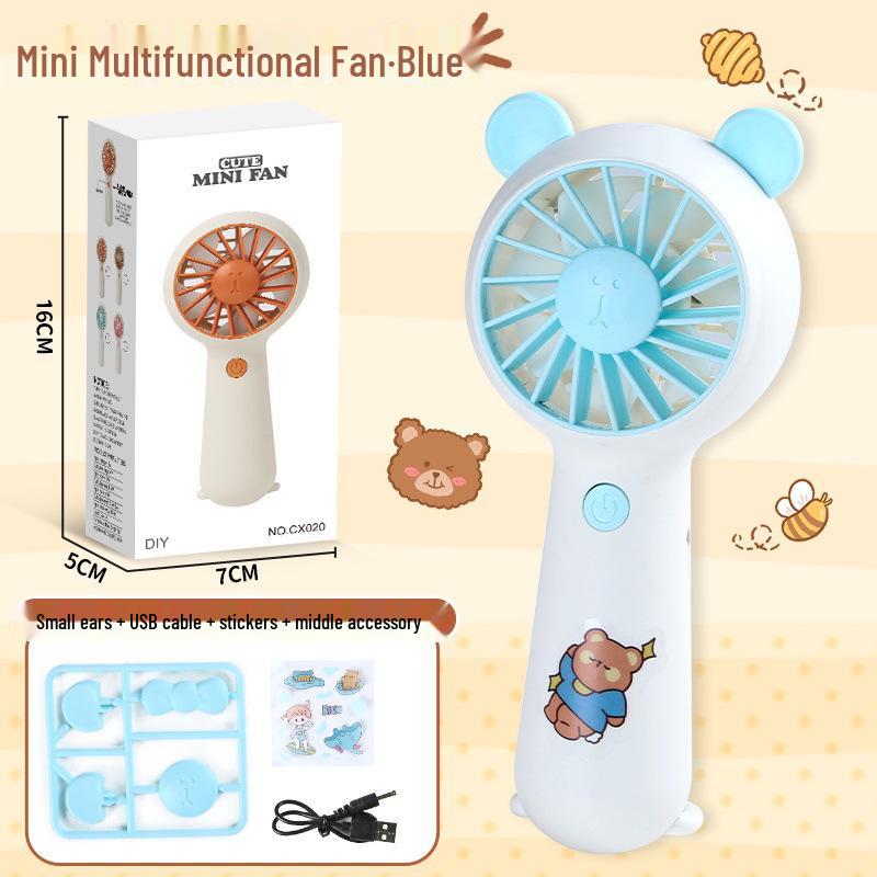 Portable Mini Cartoon Fan: Handheld & Desktop Cooling Toy Gift 8*6*16cm
Portable Mini Cartoon Fan: Handheld & Desktop Cooling Toy Gift 8*6*16cm