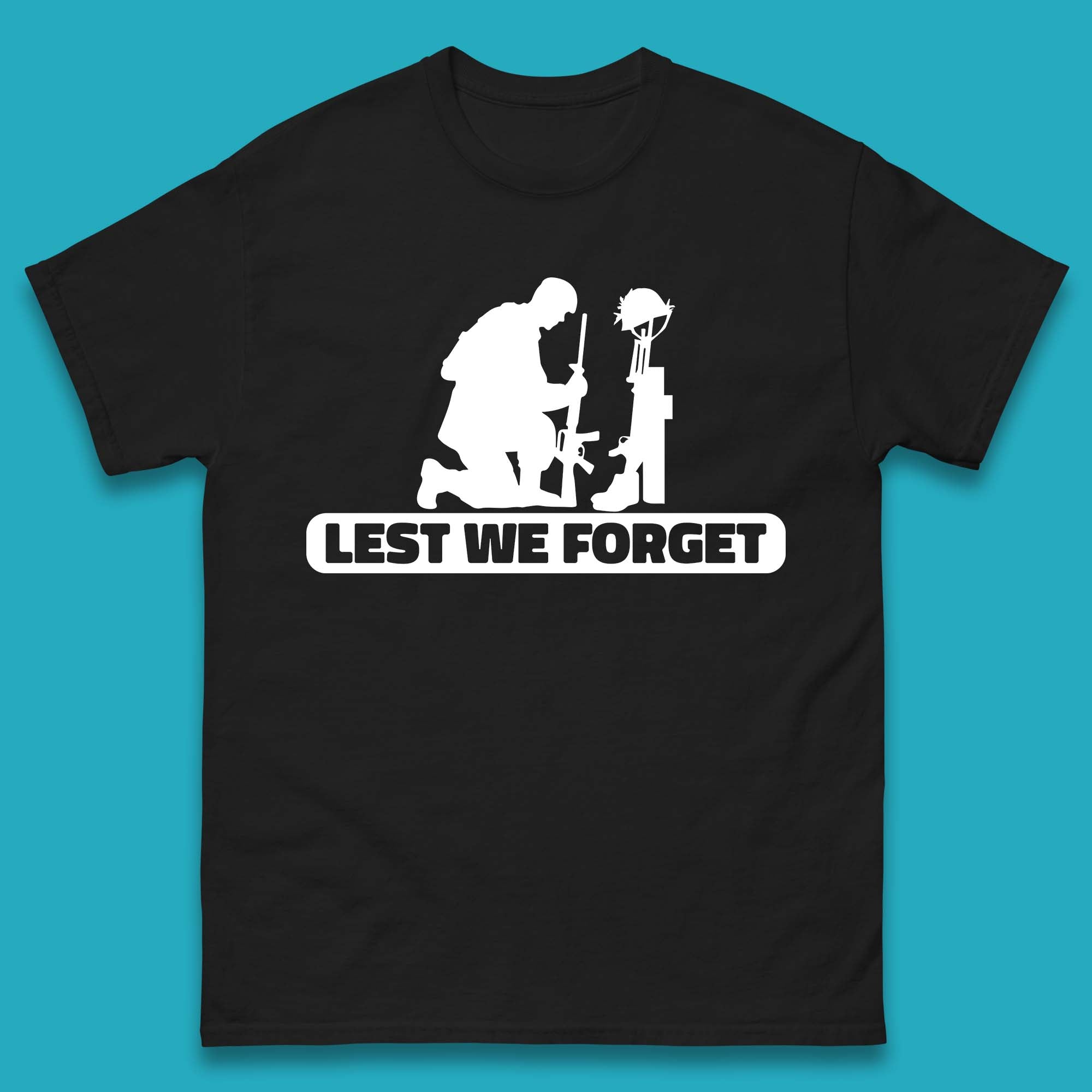 Lest We Forget Kneeling Soldier Remembrance Day British Armed Forces Day Mens Tee Top L
Lest We Forget Kneeling Soldier Remembrance Day British Armed Forces Day Mens Tee Top L