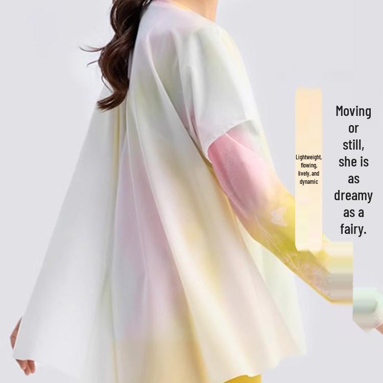 European & American Girls Quick-Dry Long Sleeve Yoga T-Shirt - Elastic, Skin-Friendly, Sun Protection, Fitness Wear 160
European & American Girls Quick-Dry Long Sleeve Yoga T-Shirt - Elastic, Skin-Friendly, Sun Protection, Fitness Wear 160