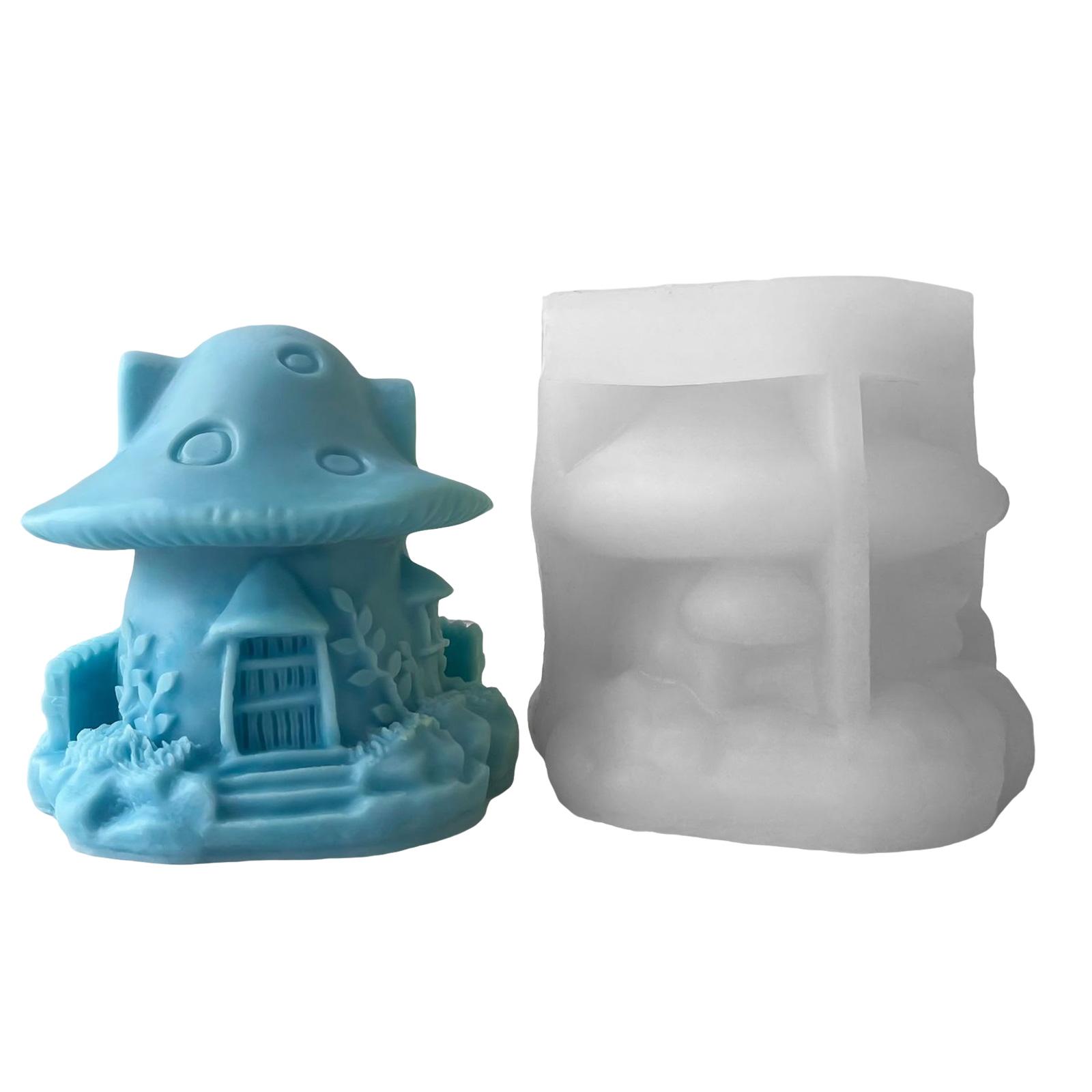 Прекрасная форма для свечей в виде грибного домика, гибкий прочный силикон с элегантным дизайном для изготовления предметов домашнего декора
Прекрасная форма для свечей в виде грибного домика, гибкий прочный силикон с элегантным дизайном для изготовления предметов домашнего декора