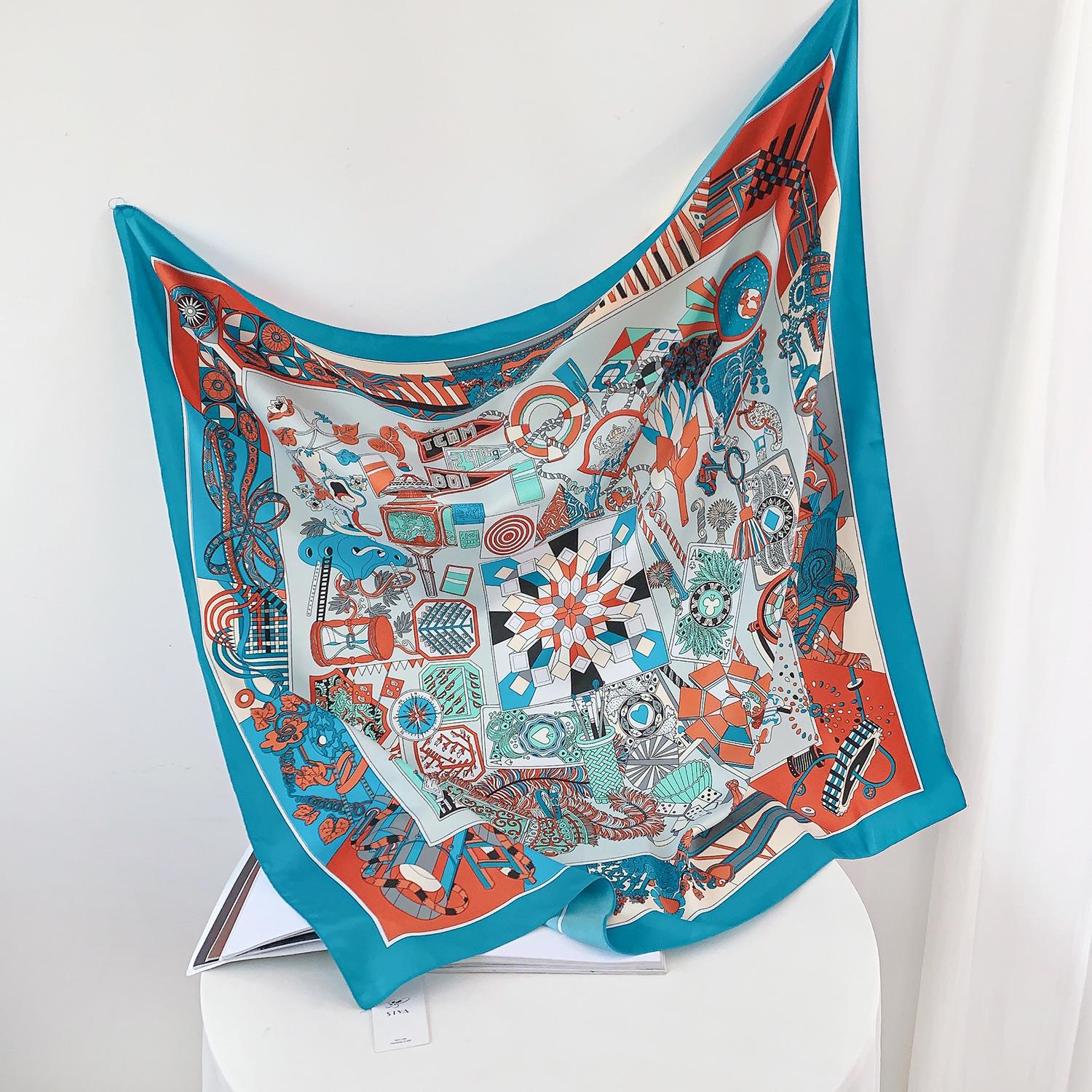 90 см квадратный большой квадратный шарф Four Seasons, роскошная декоративная рубашка, профессиональный платок, повязка на голову, солнцезащитный платок 90*90cm
90 см квадратный большой квадратный шарф Four Seasons, роскошная декоративная рубашка, профессиональный платок, повязка на голову, солнцезащитный платок 90*90cm