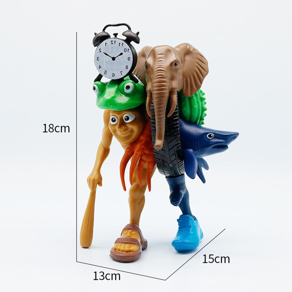 Italian Brainrot AI Animals Tung Tung Tung Sahur Figure Tralalelo Tralala Figurine Doll Toy Desk Decoration Model Ornament Gift 16-18CM
Italian Brainrot AI Animals Tung Tung Tung Sahur Figure Tralalelo Tralala Figurine Doll Toy Desk Decoration Model Ornament Gift 16-18CM