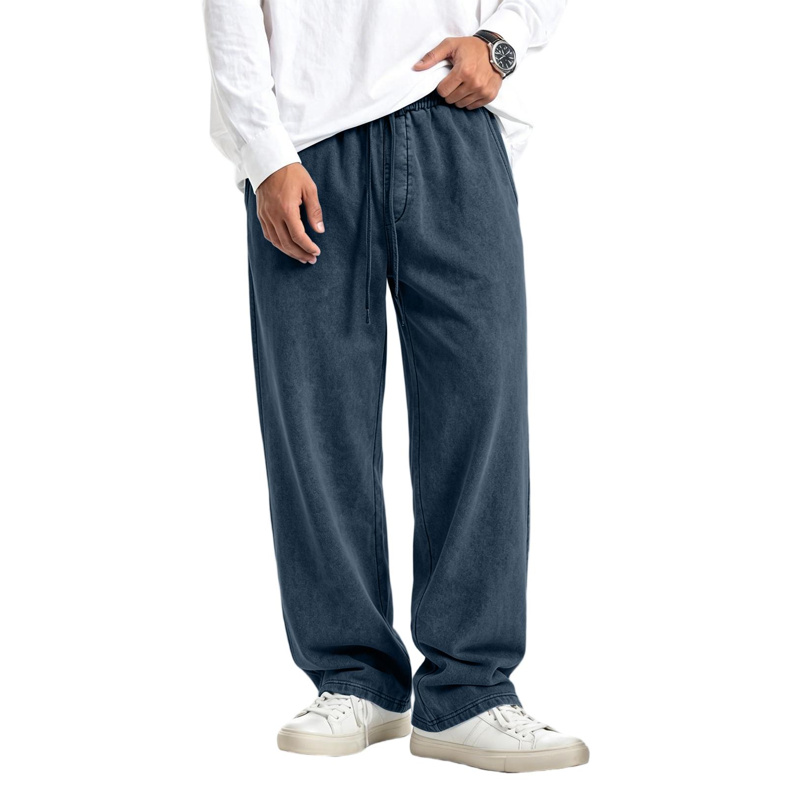 Men s Washed Knit Casual Pants Drawstring Waist Pockets Relaxed Fit Jogger Sweatpants for Everyday Wear XXXL Темно-синій
Men s Washed Knit Casual Pants Drawstring Waist Pockets Relaxed Fit Jogger Sweatpants for Everyday Wear XXXL Темно-синій