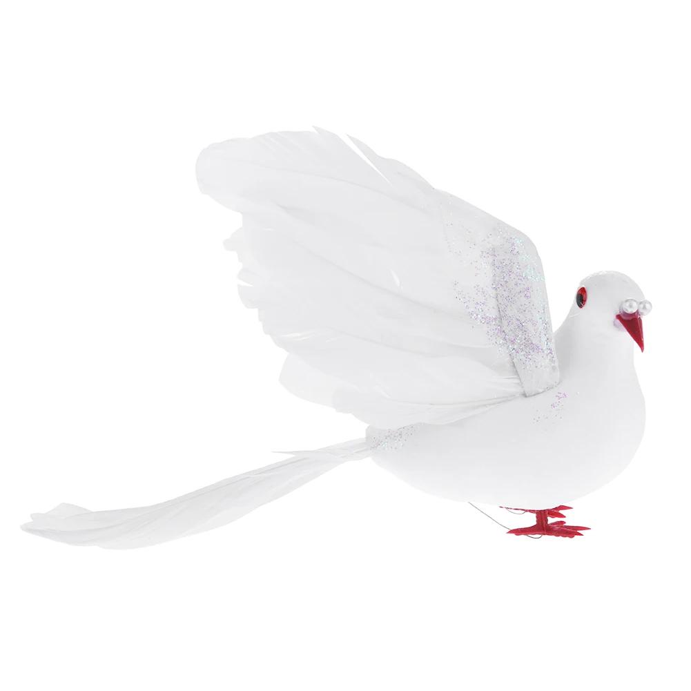 Spreading Wings Simulation Doves Portable Model Feather Bird White Doves Foam Plastic Foot Wedding Decor for Home Party Props
Spreading Wings Simulation Doves Portable Model Feather Bird White Doves Foam Plastic Foot Wedding Decor for Home Party Props