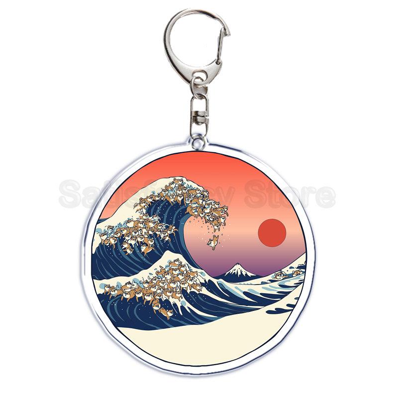 Retro Art The Great Wave of Kanagawa Keychain Key Chain for Accessories Cute Bag Pendant Key Ring Jewelry Gift
Retro Art The Great Wave of Kanagawa Keychain Key Chain for Accessories Cute Bag Pendant Key Ring Jewelry Gift