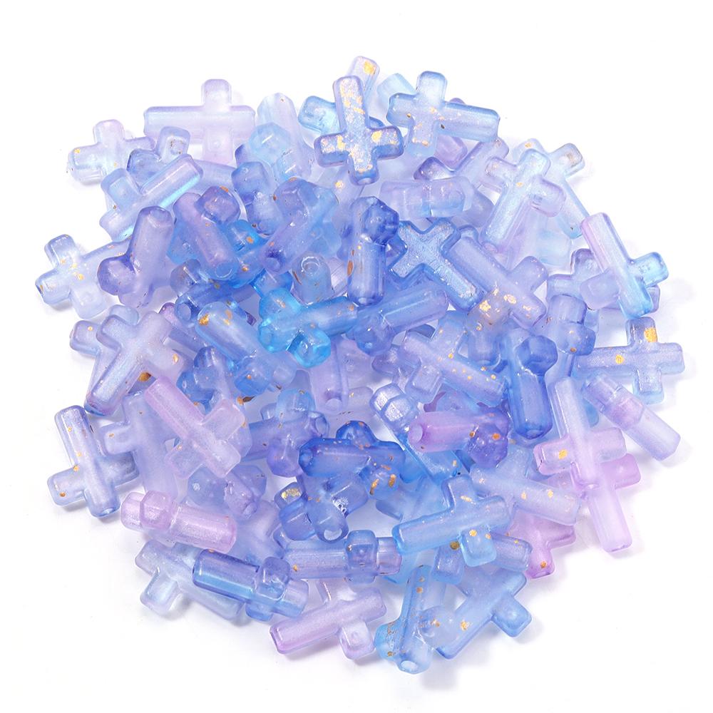 100pcs 12x15mm Gradient Color Cross Shaped Beads Colored Frosted Loose Acrylic Beads For DIY Crafts Bracelet Necklace Wholesale
100pcs 12x15mm Gradient Color Cross Shaped Beads Colored Frosted Loose Acrylic Beads For DIY Crafts Bracelet Necklace Wholesale