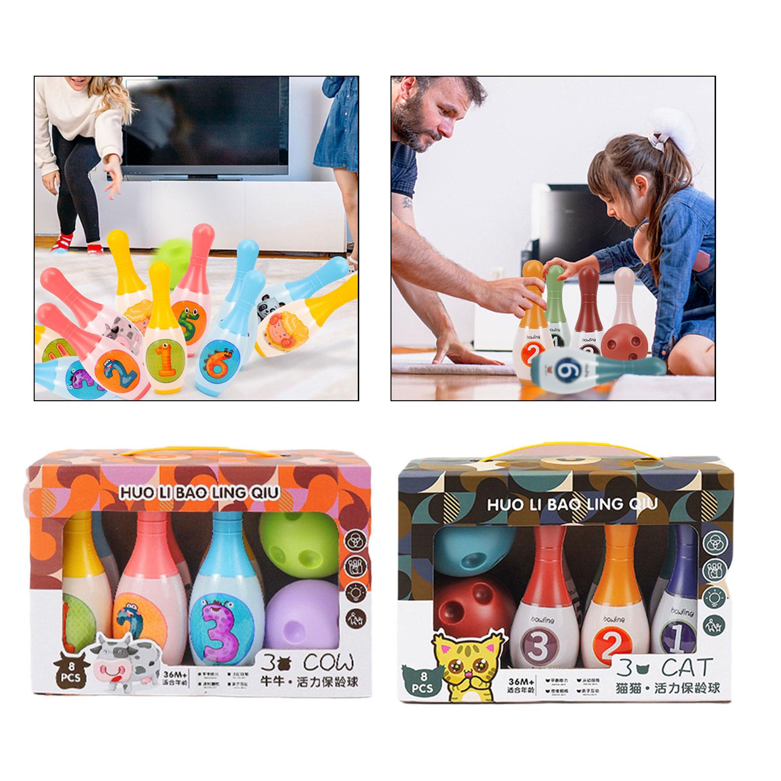 Kids Bowling Toys Set Toddler Indoor Outdoor Activity Play Game 6 Pins Two Balls Set Educational Toy for Birthday Party B
Kids Bowling Toys Set Toddler Indoor Outdoor Activity Play Game 6 Pins Two Balls Set Educational Toy for Birthday Party B