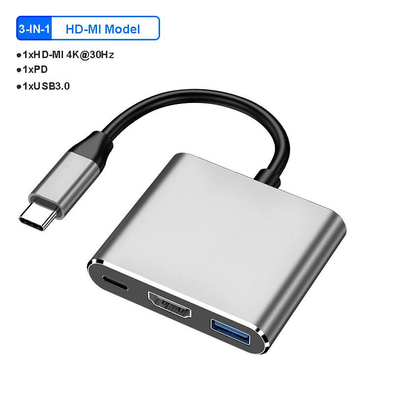 4 в 1 USB C HUB док-станция 4K@60Hz HDMI-совместимый адаптер Type C на HDMI PD100W USB 3.0 HUB USB C разветвитель для Macbook
4 в 1 USB C HUB док-станция 4K@60Hz HDMI-совместимый адаптер Type C на HDMI PD100W USB 3.0 HUB USB C разветвитель для Macbook