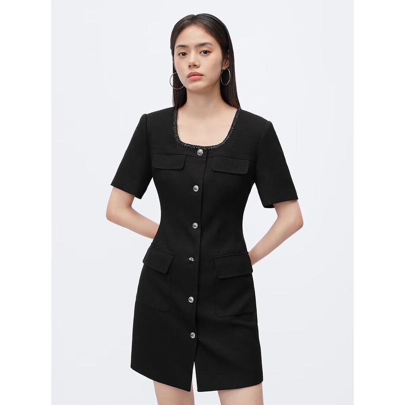 Peacebird Women s Elegant Textured Short Dress S
Peacebird Women s Elegant Textured Short Dress S