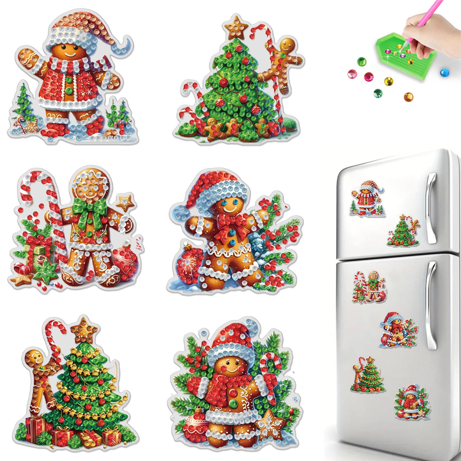 6 шт. Магнит на холодильник из кристалла особой формы, 2D плоский, рождественский, для самостоятельного изготовления, алмазная живопись, наклейка на холодильник, наборы для алмазной живописи для домашнего декора
6 шт. Магнит на холодильник из кристалла особой формы, 2D плоский, рождественский, для самостоятельного изготовления, алмазная живопись, наклейка на холодильник, наборы для алмазной живописи для домашнего декора