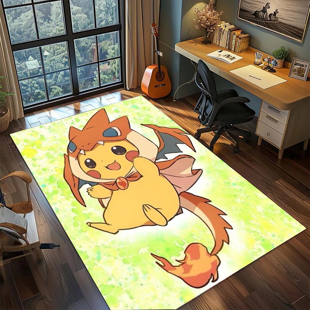 Pikachu Floor Mat for Household Space, Non Slip Washable Large Area Rug Carpet Bedroom Gamer Room.-TING 60x90cm
Pikachu Floor Mat for Household Space, Non Slip Washable Large Area Rug Carpet Bedroom Gamer Room.-TING 60x90cm