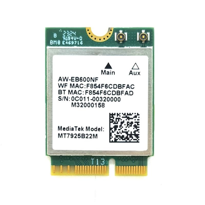 WiFi 7 MT7925 Бездротова карта M.2 Мережевий адаптер 2,4 ГГц/5 ГГц/6 ГГц Частота Wi-Fi зі швидкістю до 5400 Мбіт/с для ПК
WiFi 7 MT7925 Бездротова карта M.2 Мережевий адаптер 2,4 ГГц/5 ГГц/6 ГГц Частота Wi-Fi зі швидкістю до 5400 Мбіт/с для ПК