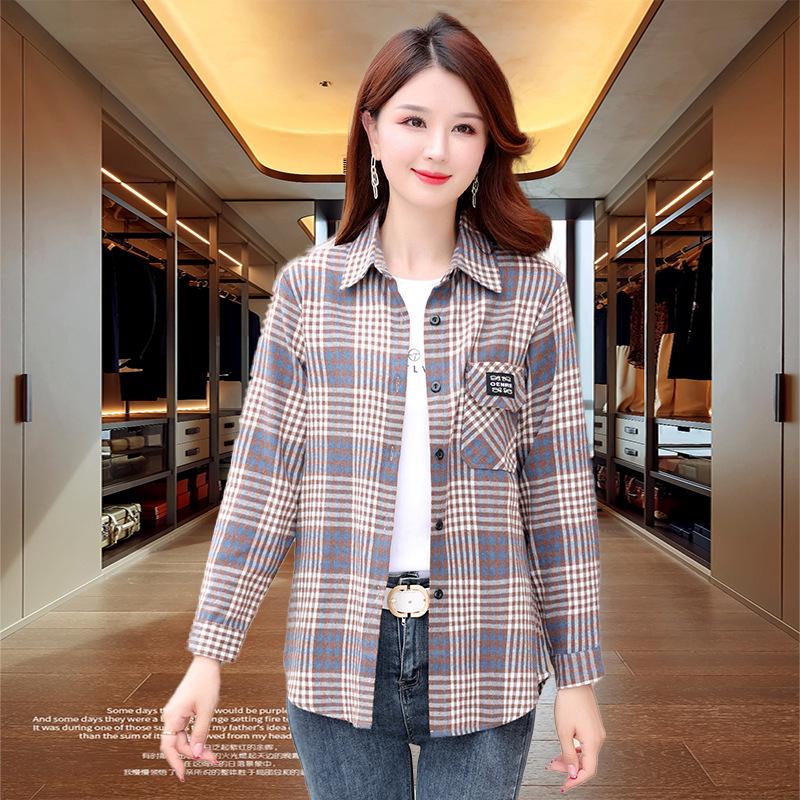 Retro Plaid Square Neck Cotton Blouse for Women - Casual Commuting Style Cardigan Shirt Medium
Retro Plaid Square Neck Cotton Blouse for Women - Casual Commuting Style Cardigan Shirt Medium