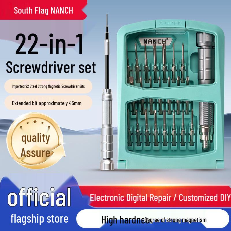 22-in-1 Precision S2 Steel Screwdriver Set for Electronics Repair - Candy Green 22-in-1 Candy Green
22-in-1 Precision S2 Steel Screwdriver Set for Electronics Repair - Candy Green 22-in-1 Candy Green