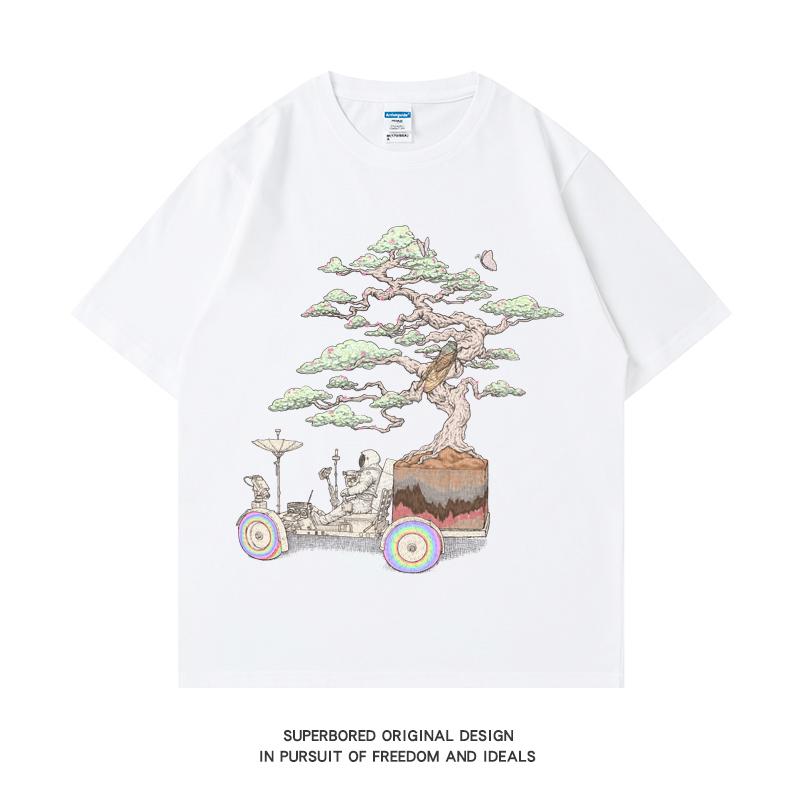 220GSM Тяжелая футболка из 100% хлопка Футболка Chill On The Road с принтом Мужская повседневная футболка с круглым вырезом Базовые мужские топы Футболка
220GSM Тяжелая футболка из 100% хлопка Футболка Chill On The Road с принтом Мужская повседневная футболка с круглым вырезом Базовые мужские топы Футболка