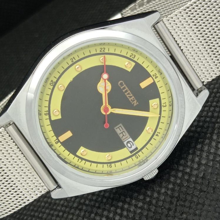 REFURBISHED VINTAGE CITIZEN AUTO 8200 JAPAN MENS DATE BLACK WATCH 605-a314226-9 SKU605-a314226
REFURBISHED VINTAGE CITIZEN AUTO 8200 JAPAN MENS DATE BLACK WATCH 605-a314226-9 SKU605-a314226