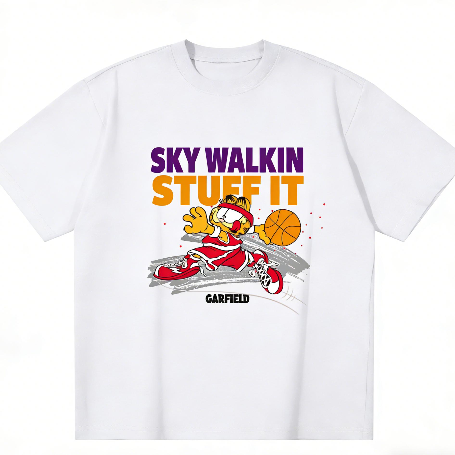 Garfield Basketball Trendy T-Shirt! American Streetwear SKYWALKIN Loose-Fitting Short Sleeve, Unisex, Oversize Couple Tee 3XL
Garfield Basketball Trendy T-Shirt! American Streetwear SKYWALKIN Loose-Fitting Short Sleeve, Unisex, Oversize Couple Tee 3XL