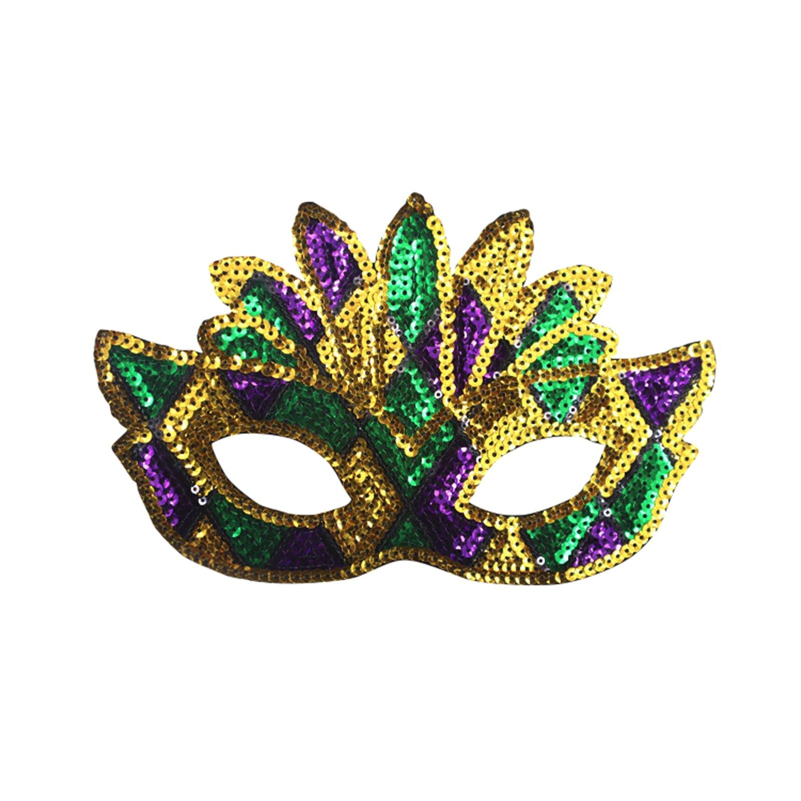 Маскарадная маска для лица Mardi Gras Gold Purple Green Feather Sequin One Size
Маскарадная маска для лица Mardi Gras Gold Purple Green Feather Sequin One Size