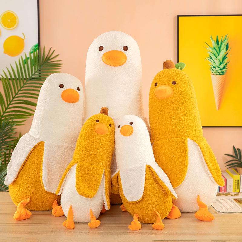 Cute and Soft Banana Duck Plush Toy Pillow - Perfect Children s Birthday Gift 50cm (0.3kg)
Cute and Soft Banana Duck Plush Toy Pillow - Perfect Children s Birthday Gift 50cm (0.3kg)