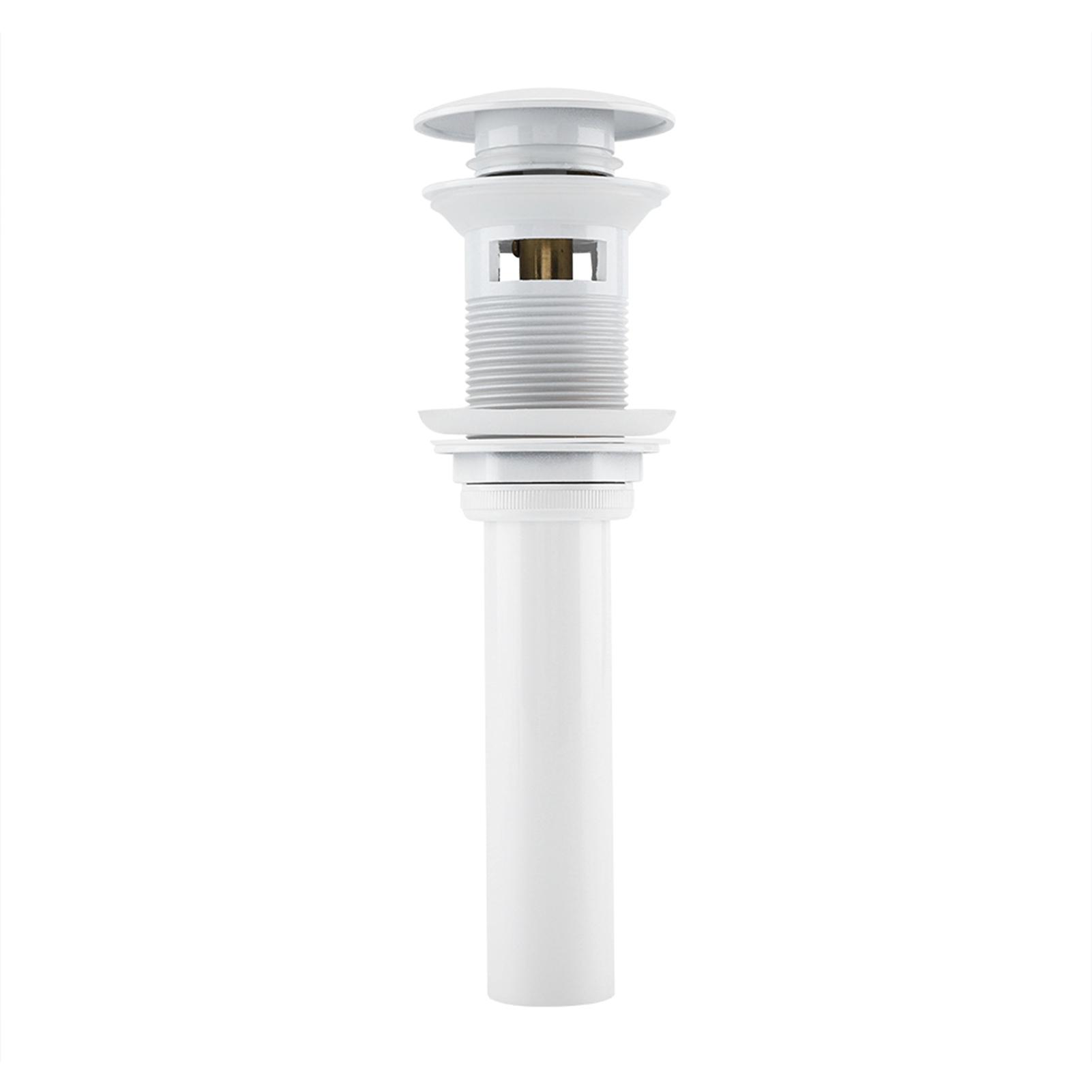 Kitchen Bathroom Basin Sink White Coating Brass Pop Up Drain Stopper with Overflow Hole
Kitchen Bathroom Basin Sink White Coating Brass Pop Up Drain Stopper with Overflow Hole