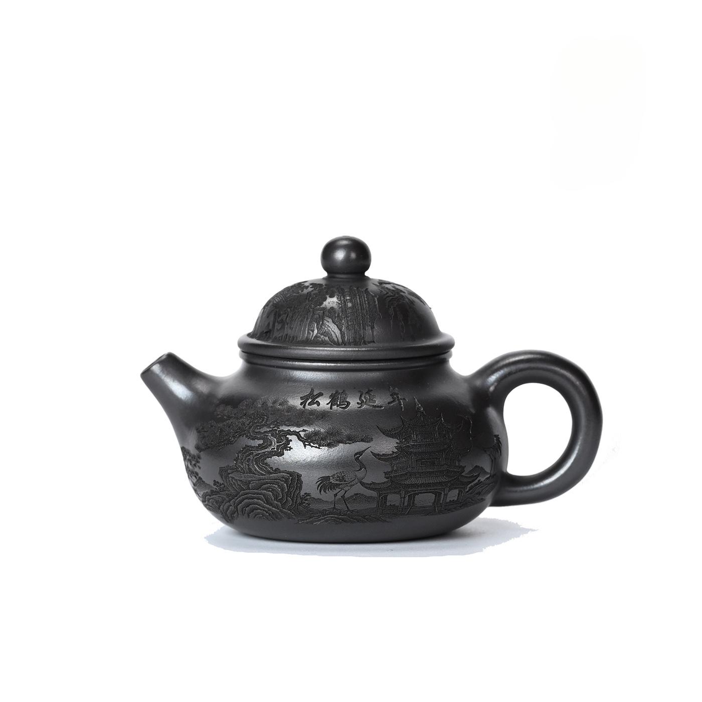 150ml Retro Yixing Purple Clay Teapots Handmade Rong Tian Pot Raw Ore Stone Yellow Mud Kettle Zisha Tea Set Decoration Gifts
150ml Retro Yixing Purple Clay Teapots Handmade Rong Tian Pot Raw Ore Stone Yellow Mud Kettle Zisha Tea Set Decoration Gifts