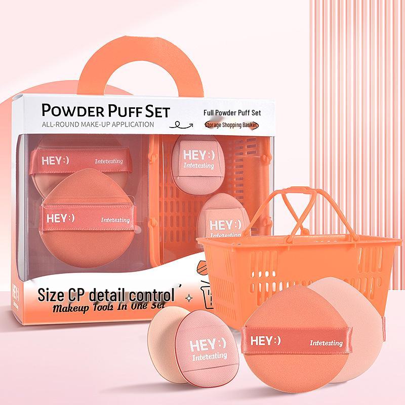 Marianne Dual-Use Water Drop Puff Set 9067: Wet & Dry Makeup Sponge for Even Application with Storage Basket
Marianne Dual-Use Water Drop Puff Set 9067: Wet & Dry Makeup Sponge for Even Application with Storage Basket