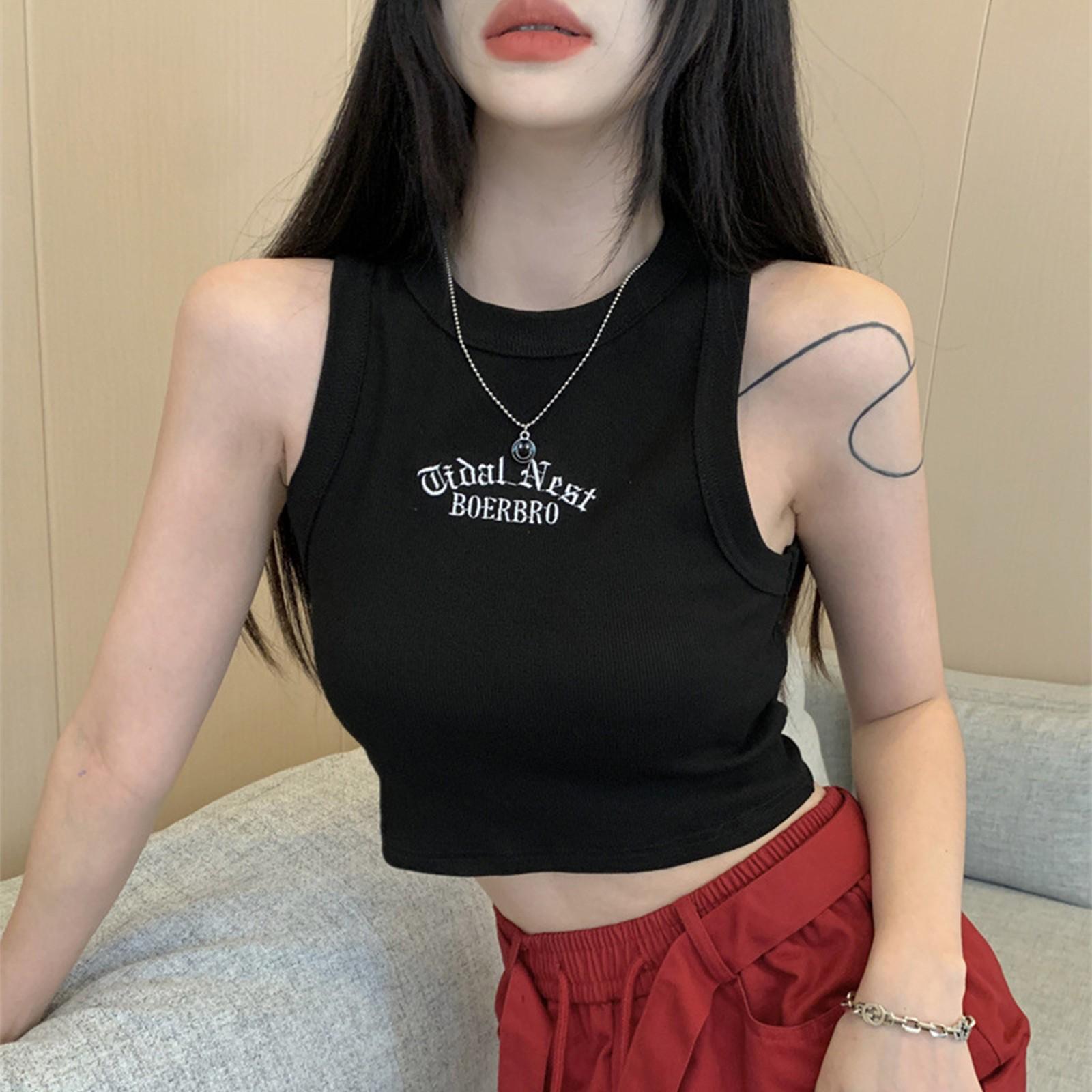 Women s Embroidered Short I-shaped Camisole M чорний
Women s Embroidered Short I-shaped Camisole M чорний