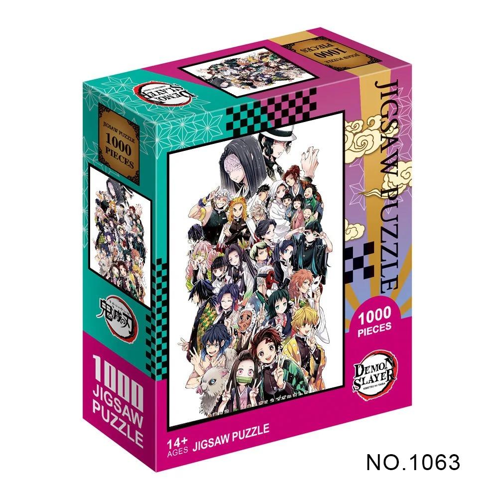 Пазлы на 500/1000 деталей для взрослых Клинок, рассекающий демонов Серия японского аниме Kimetsu Мультяшные Детские Развивающие Просвещающие Игрушки Подарки
Пазлы на 500/1000 деталей для взрослых Клинок, рассекающий демонов Серия японского аниме Kimetsu Мультяшные Детские Развивающие Просвещающие Игрушки Подарки