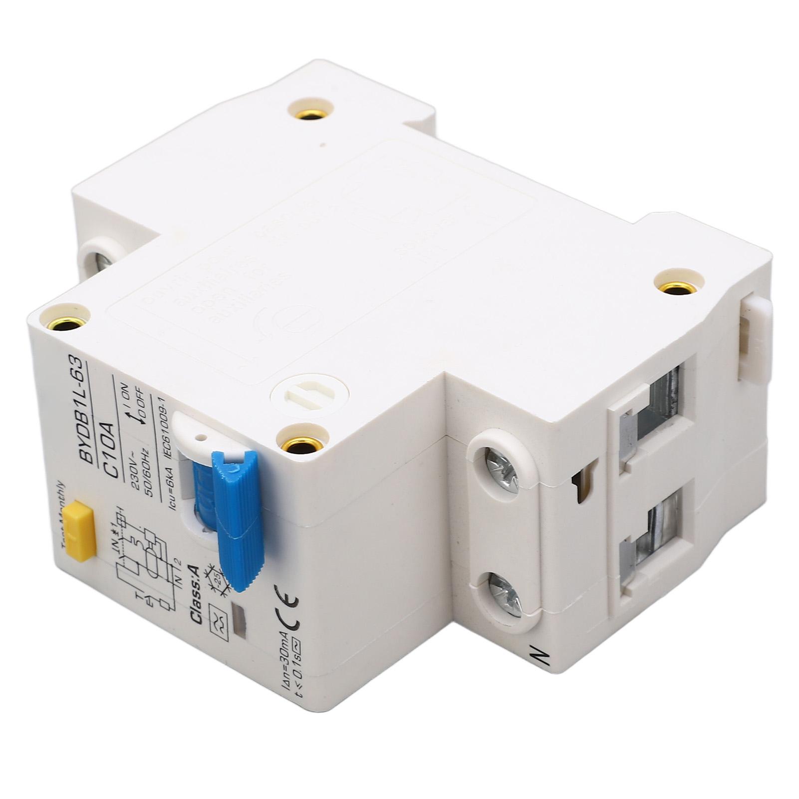 Автоматичний вимикач 1P+N з пристроєм захисного відключення 10A 230V AC DIN-рейка MCB для дому
Автоматичний вимикач 1P+N з пристроєм захисного відключення 10A 230V AC DIN-рейка MCB для дому