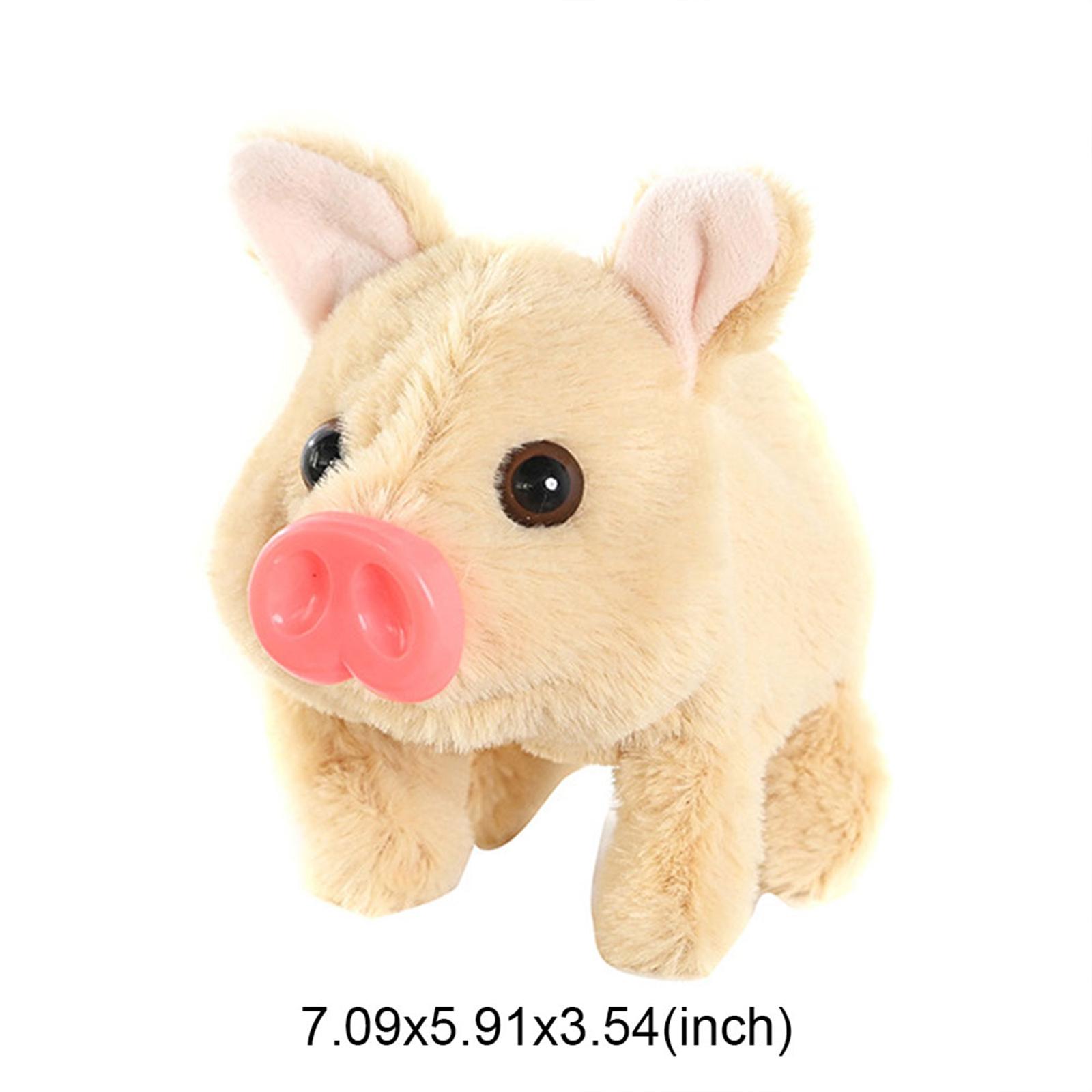 Walking Pig Electronic Plush Toy Interactive Pig Stuffed Animal Wagging Tail & Twitching Nose Plush Toy for Boys Girls Birthday світло-коричневого кольору
Walking Pig Electronic Plush Toy Interactive Pig Stuffed Animal Wagging Tail & Twitching Nose Plush Toy for Boys Girls Birthday світло-коричневого кольору
