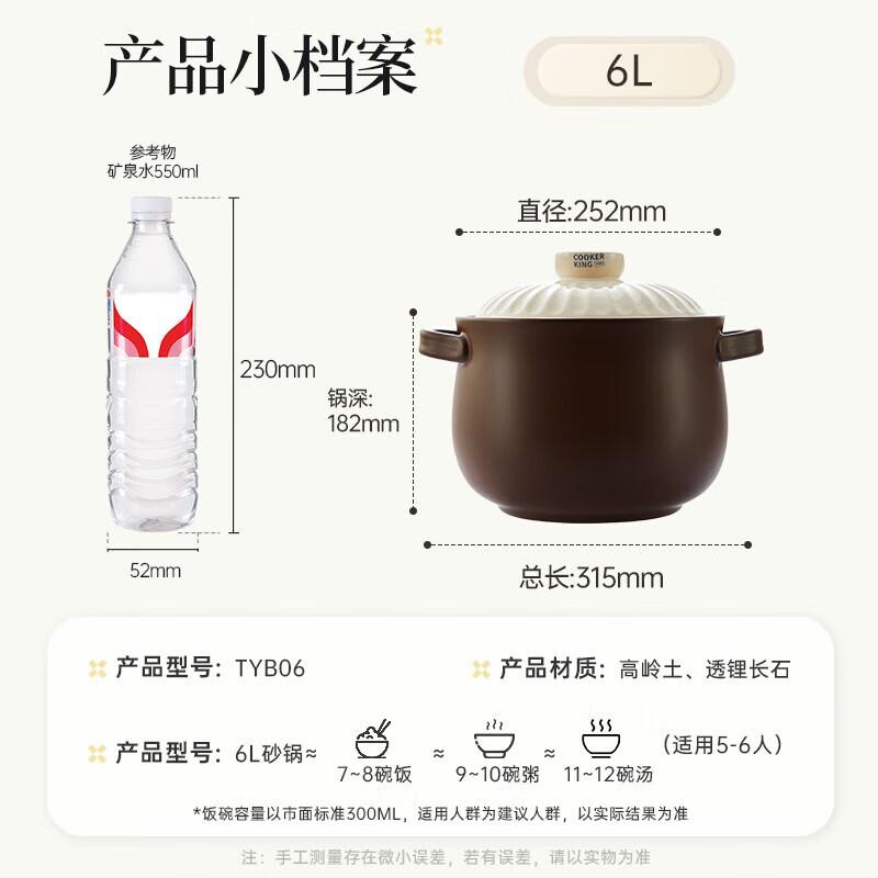 Cooker King 6L Ceramic Casserole Pot
Cooker King 6L Ceramic Casserole Pot