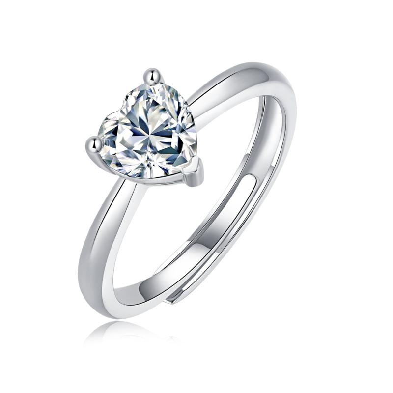Bague Ringen S925 Серебро с инкрустацией 1 карат Сердце Муассанит Серия Сердце Женское Регулируемое Кольцо Модные Ювелирные Изделия Ручной Работы
Bague Ringen S925 Серебро с инкрустацией 1 карат Сердце Муассанит Серия Сердце Женское Регулируемое Кольцо Модные Ювелирные Изделия Ручной Работы