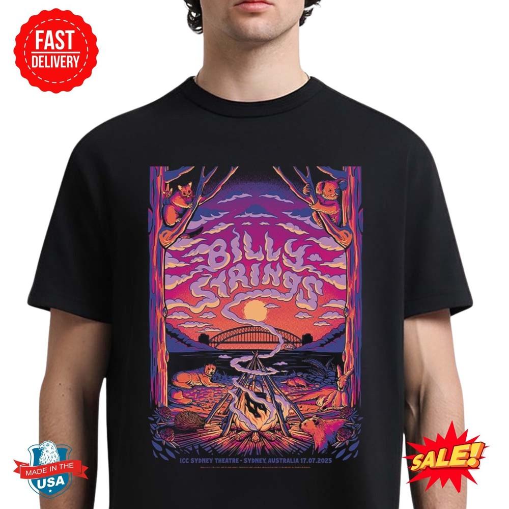 Billy String Sydney Australia 2025 Event On July 17 2025 T-Shirt 4XL
Billy String Sydney Australia 2025 Event On July 17 2025 T-Shirt 4XL