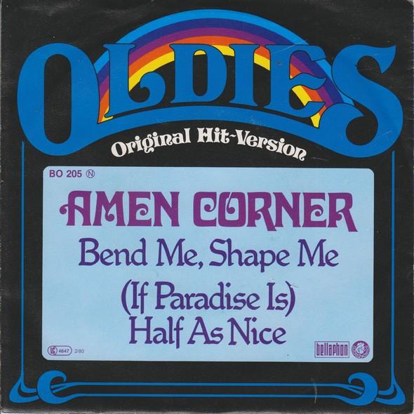7inch Record AMEN CORNER Bend Me Shape Me If Paradise I BO205 Charly Records Pop UK Rock Used
7inch Record AMEN CORNER Bend Me Shape Me If Paradise I BO205 Charly Records Pop UK Rock Used