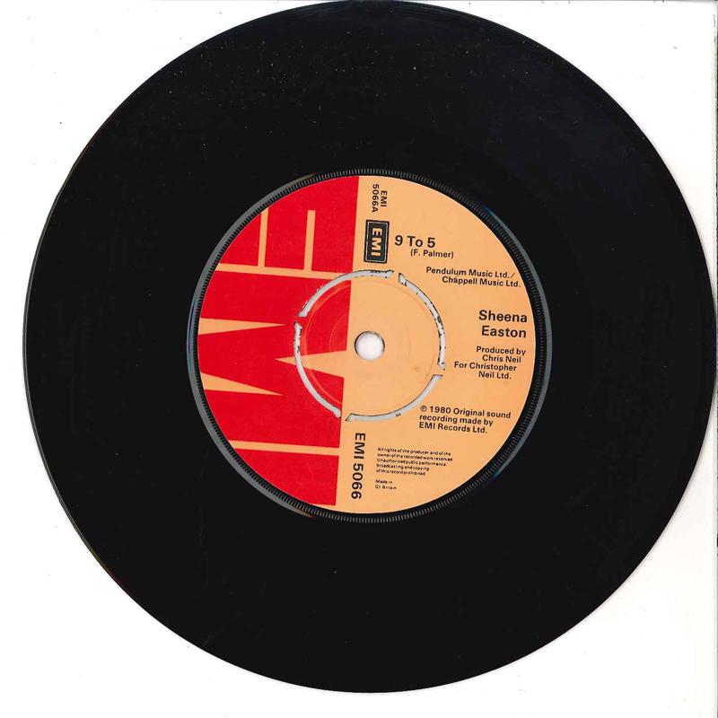7inch Record SHEENA EASTON - 9 To 5 / Moody(My Love) EMI5066 EMI 1980 UK Dance & Electronica Used
7inch Record SHEENA EASTON - 9 To 5 / Moody(My Love) EMI5066 EMI 1980 UK Dance & Electronica Used