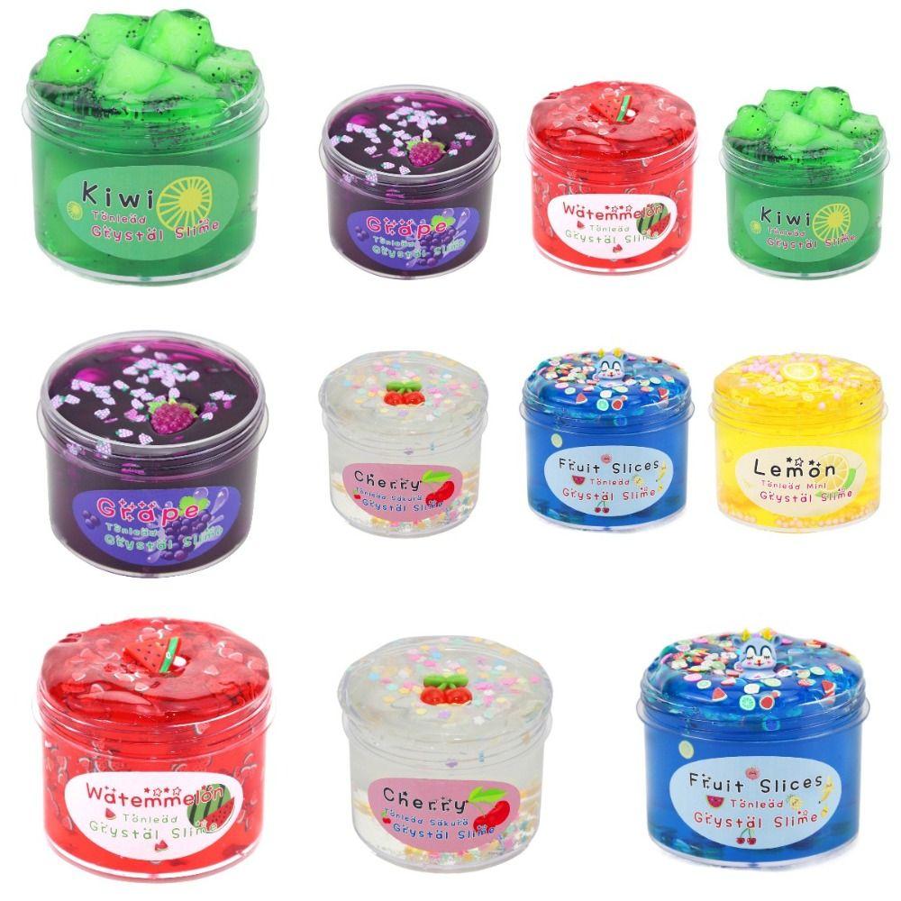 70ml Clear Slime Diy Butter Slimes Fruit Set Soft Stretchy Diy Slime Supplies For Kids Gifts
70ml Clear Slime Diy Butter Slimes Fruit Set Soft Stretchy Diy Slime Supplies For Kids Gifts