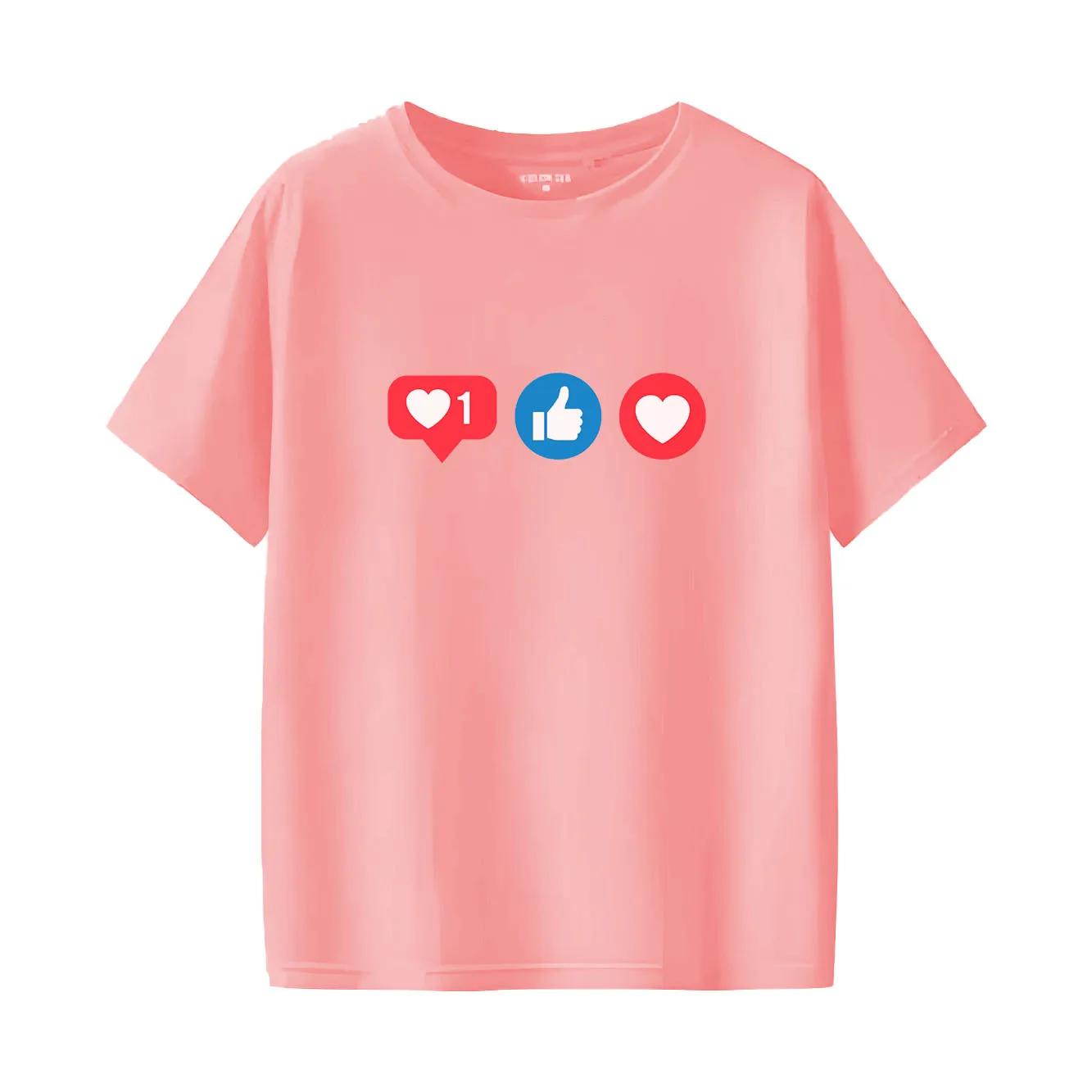 One click three in one special printed fashionable and versatile short sleeved round neck Womens Tshirt S
One click three in one special printed fashionable and versatile short sleeved round neck Womens Tshirt S